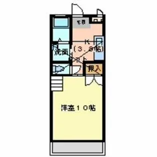 ドエール住吉C棟【2階】の間取り