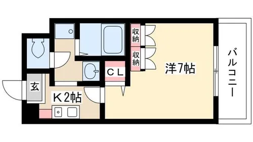 マ・メゾン・プルミエ【6階】の間取り