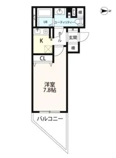 GRECALE天王寺(グレカーレ天王寺)【5階】の間取り