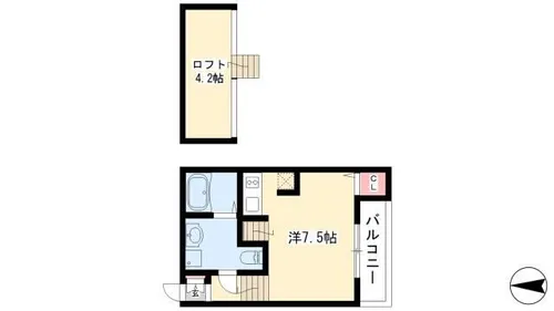 REGALO【2階】の間取り