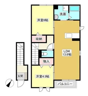 D-room金平【2階】の間取り