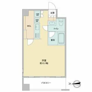 エルブ浄心【209号室】の間取り