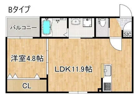 ARCA泉佐野【2階】の間取り
