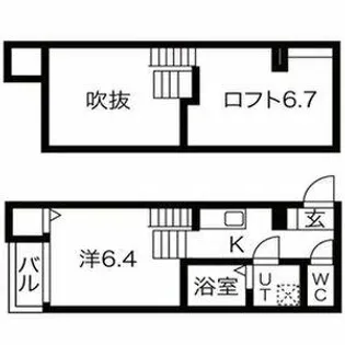 LUNA FORZA新守西【0204号室】の間取り