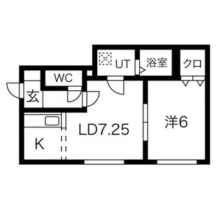 イクシオンNS II【3階】の間取り