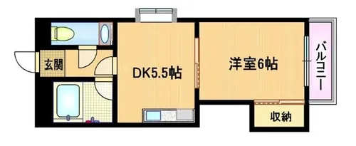 アルパ山口【5階】の間取り