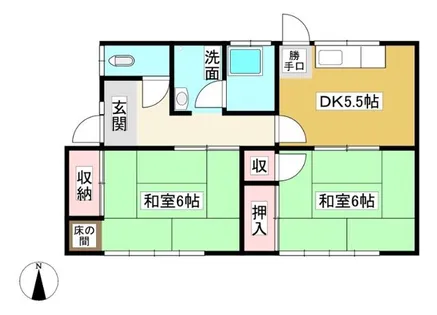 愛知県蒲郡市御幸町【一戸建】の間取り