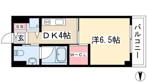 KDX千早レジデンス【301号室】の間取り