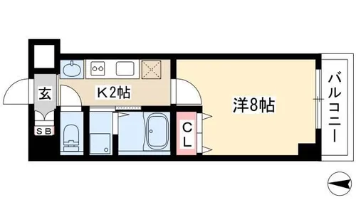 リアライズ沢下町Ⅰ(willdo金山)【0504号室】の間取り