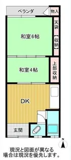 かすみ荘【2階】の間取り