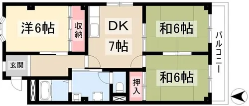 はら第2ハイツ【1階】の間取り