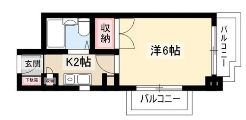 CASA NOAH名古屋Ⅰ【513号室】の間取り