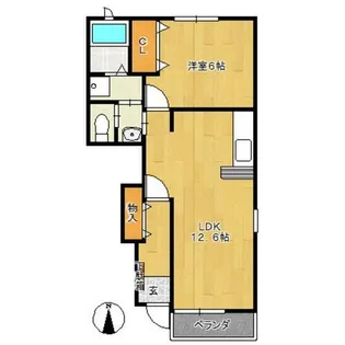 comfort北山【1階】の間取り