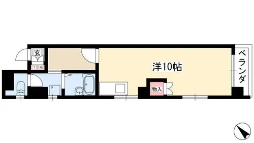 ドムス本山【102号室】の間取り