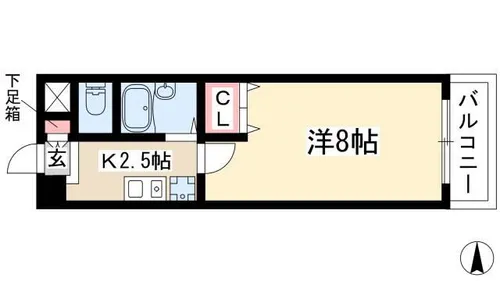PLEASANT【3階】の間取り