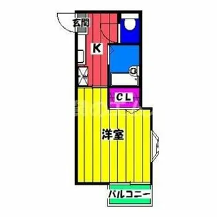 SKコート竹下 【1階】の間取り