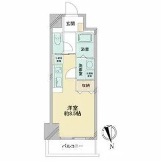 La Douceur今池【0406号室】の間取り