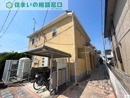 愛知県岡崎市坂左右町字堤上【アパート】の外観