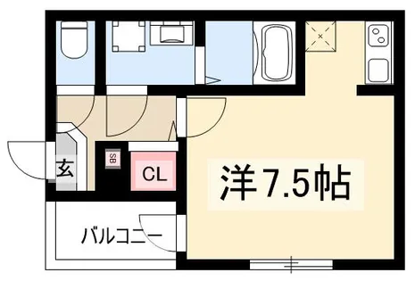 ハーモニーテラス大久手町【1階】の間取り