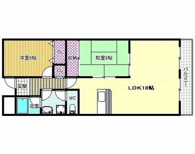 グランシャリオ【3階】の間取り