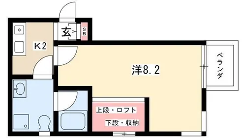 ノヴェル今池【301号室】の間取り
