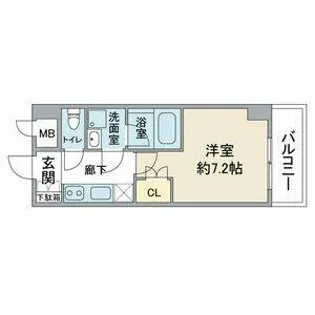 VANCOUVER1118大曽根【6階】の間取り