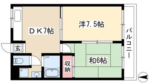 ファミール茶屋ヶ坂【3階】の間取り