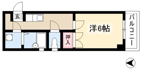 リヴェール・八事【403号室】の間取り