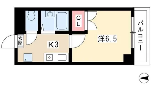ドミトリー518【403号室】の間取り