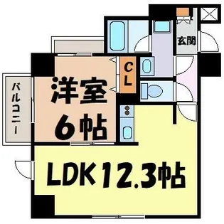 P-SQUARE SHUMOKU【10階】の間取り