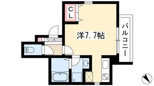 Cherim上飯田【3階】の間取り