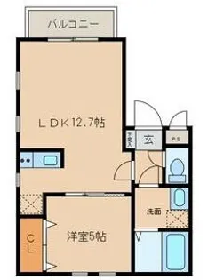 愛知県名古屋市西区花の木2丁目【アパート】の間取り