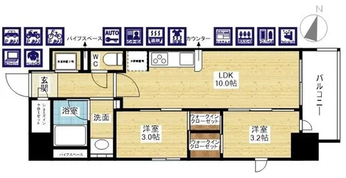 リビオメゾン新大阪【2階】の間取り