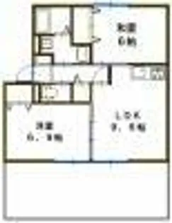 JAボナール上の丸【1階】の間取り