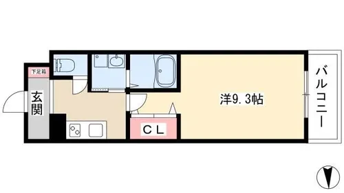 ISM今池【0903号室】の間取り