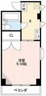 丸七コーポⅡ【301号室】の間取り