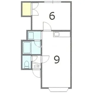 北海道札幌市手稲区富丘一条6丁目【アパート】の間取り