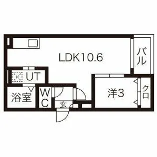 Warren kanseiⅠ【303号室】の間取り