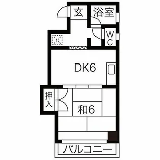 第3記念橋ビルヂング【1003号室】の間取り