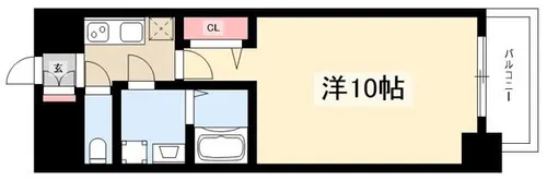 プレサンス上前津プレス【0507号室】の間取り