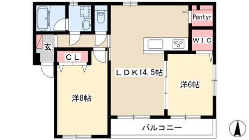 roble gland【1階】の間取り
