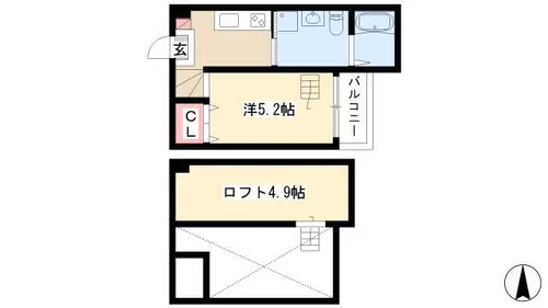 marcatore【1階】の間取り