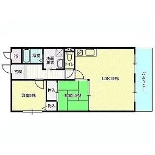 八坂一番館【4階】の間取り