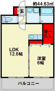 福岡県北九州市小倉北区室町2丁目【マンション】の間取り
