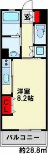 福岡県北九州市小倉北区下到津5丁目【マンション】の間取り