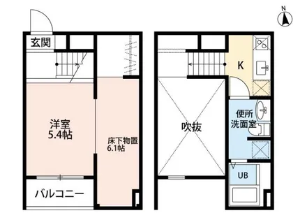 LIBRE大曽根(リブレオオゾネ)【102号室】の間取り