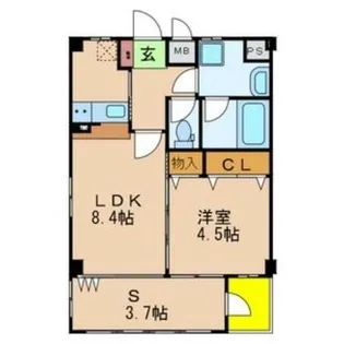 WESTRITZ巽(ウエストリッツタツミ)【1階】の間取り