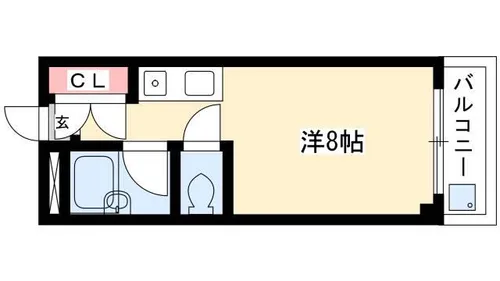 マキノビル【302号室】の間取り