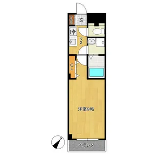 ユースハイムマルユウ【2階】の間取り