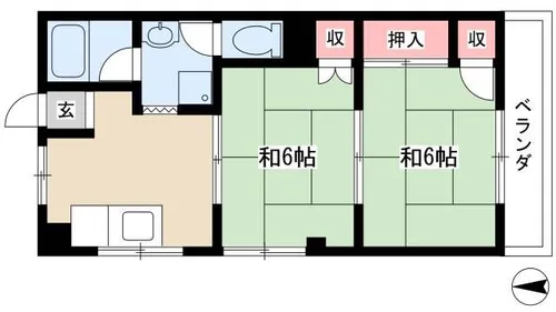 エトワール栄【3階】の間取り